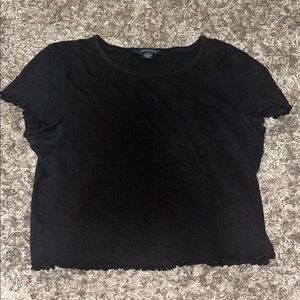 American Eagle Outfitters Black Short Sleeve